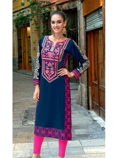 Unstitch,Branded, Women's/Girls Collections,Single Twill Viscose Embroidered Cotton Kameez