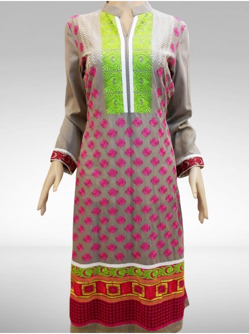 Cotton Embroidered Kurti