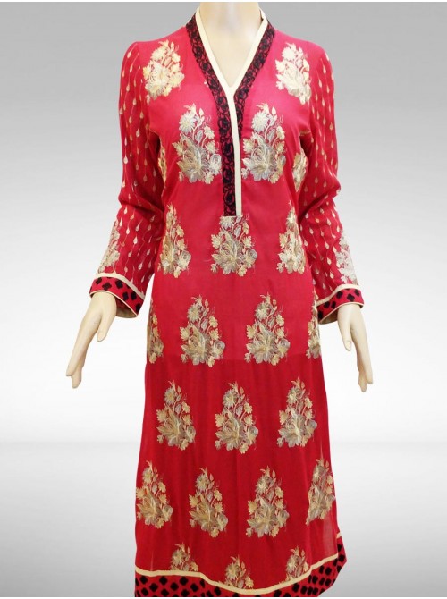 Cotton Embroidered Kurti