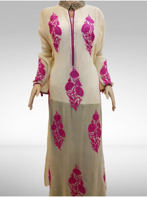 Georgette Embroidered Salwar Kameez