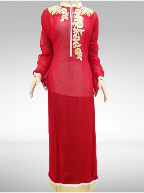 Georgette Embroidered Salwar Kameez