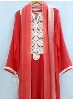 Pink Georgette Salwer Kameez HC-2