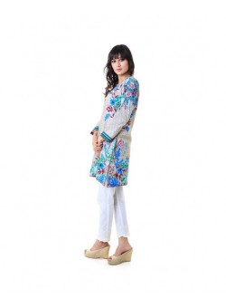 Unstitch,Branded, Women's/Girls Collections,Single Khrddar Cotton Embroidered Shirt Kameez