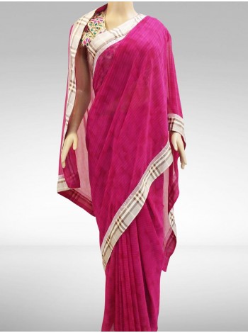 Crepe Georgette Designer Saree 